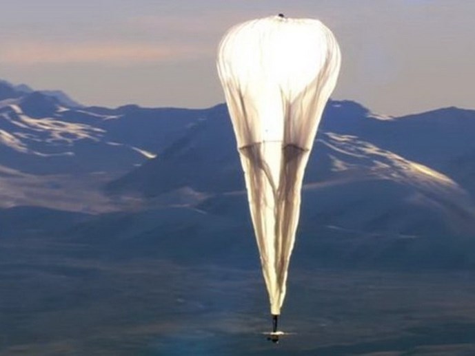 Google phủ sóng internet toàn cầu bằng khinh khí cầu