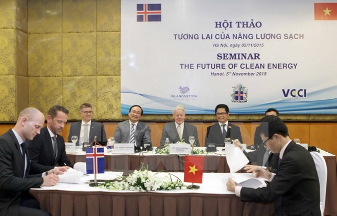 Việt Nam-Iceland hợp tác phát triển các nguồn năng lượng sạch