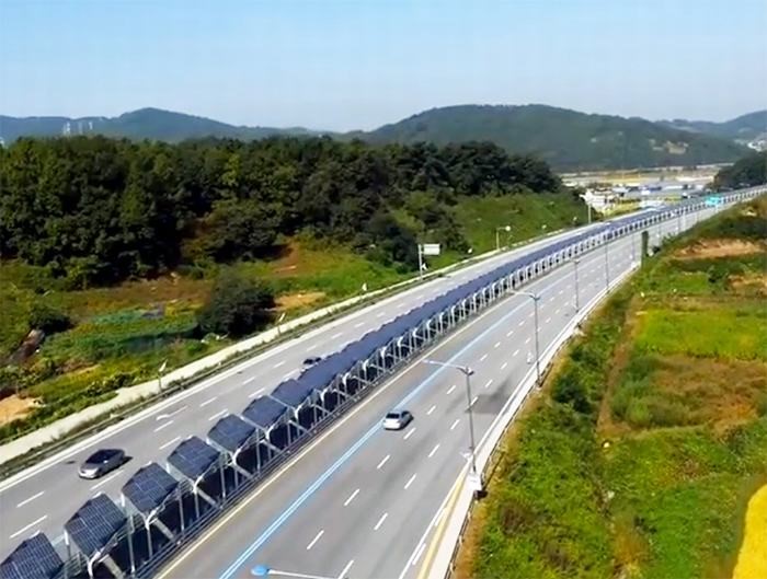 Hàn Quốc lắp đặt pin mặt trời trên 32km đường dành cho xe đạp