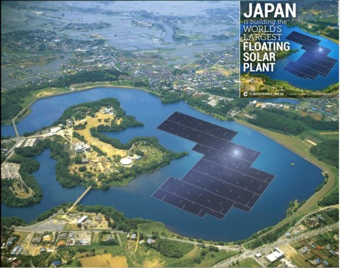 Nhật Bản khởi công liên trạm quang điện lớn nhất thế giới