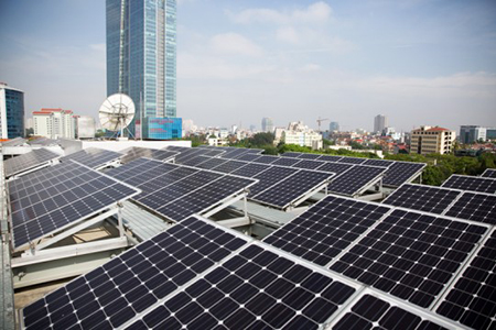 Cho thuê mái nhà lắp điện mặt trời áp mái tại Ấn Độ