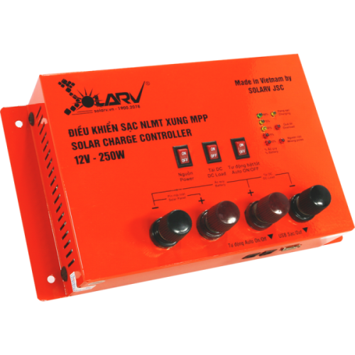 Bộ điều khiển sạc xung kỹ thuật số SolarV 12V – 250W